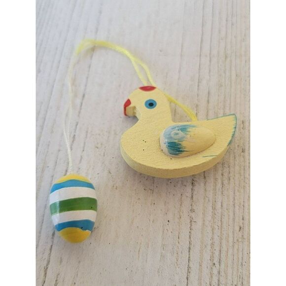 Bird chick egg Easter ornament Xmas decor set - Picture 4 of 5